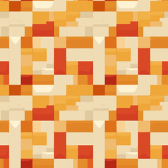 A patchwork pattern, displaying a mosaic of fabric pieces stitched together. This timeless and charming design conveys warmth and creativity, often associated with quilts, home decor, and fashion.