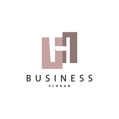 Initial Letter H Minimalist Logo, Simple Luxury Logotype Vector, Corporate Identity Emblem Symbol Design Brand, Company, Business