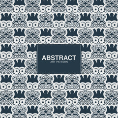 flat ornament line pattern design