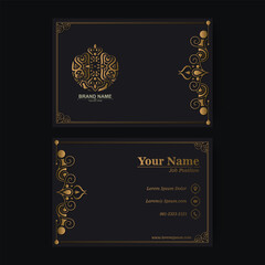 Fototapeta na wymiar Luxury ornamental logos and business cards template