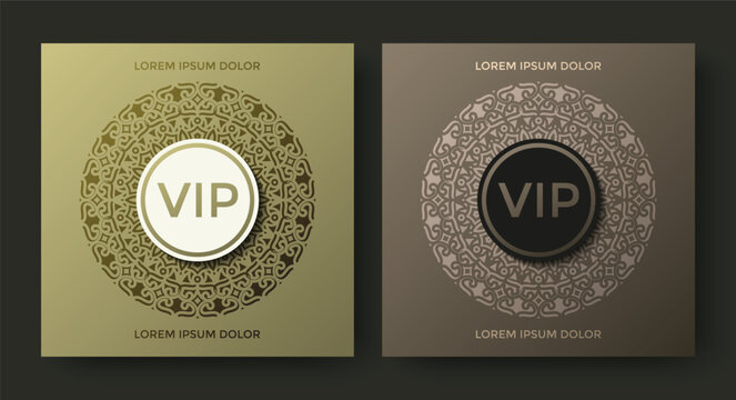 luxury vip card design template