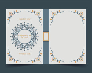 Colorful Ornamental book cover design