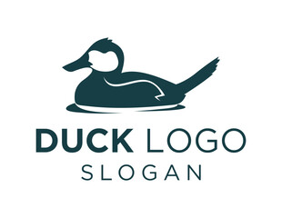 Logo about Duck on a white background. created using the CorelDraw application.