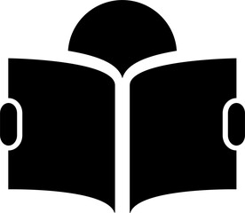 Reading book flat icon education symbol class of sign illustration for graphic design, logo, web site, social media, mobile app, ui illustration