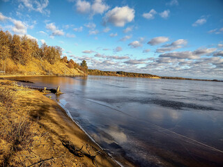 river in autumn