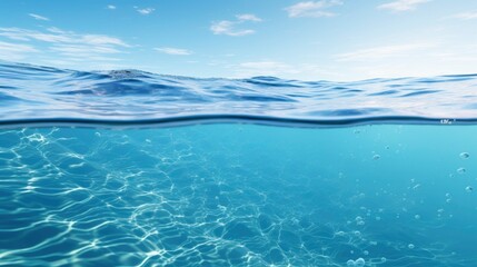 Fototapeta na wymiar Abstract blue water flow background