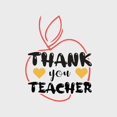 vector teacher t shirt design Illustration
