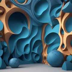 3D abstract background  for wallpaper banner leaflet
