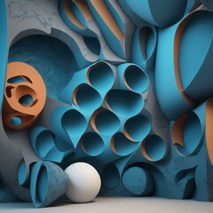 3D abstract background  for wallpaper banner leaflet