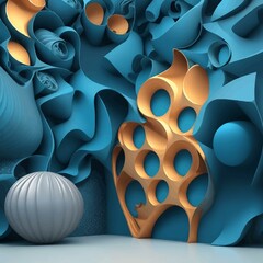 3D abstract background  for wallpaper banner leaflet