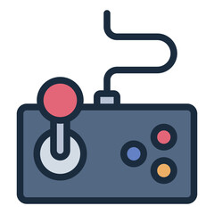 Joystick Gaming filled line icon