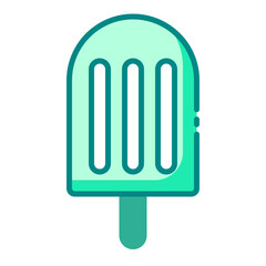 Sweet Popsicle  green icon