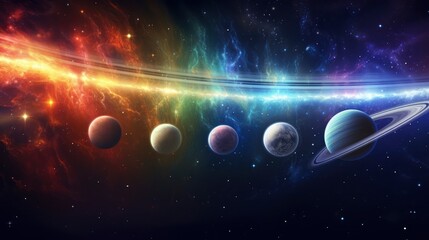 The best view of the galaxy, universes, solar systems, planets, parallel realities,
