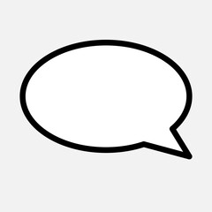 Bubble Speech Icon. Talk, Chat Illustration. Applied as Trendy Symbol for Design Elements, Websites, Presentation and Application -  Vector.    