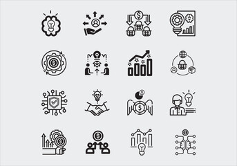 Personal Growth - thin line vector icon set. Pixel perfect. Editable stroke. The set contains icons: Leadership, Learning, Career, Skill, Motivation, Moving Up, Winner, Success, Competition, Ladder of