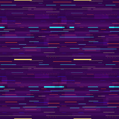 City street lights abstract seamless pattern