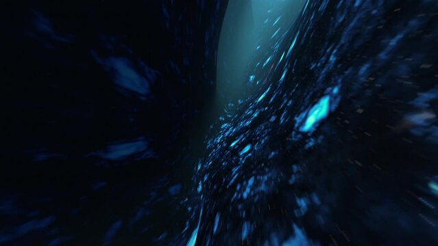 Wormhole, Time Travel, Warp Drive, Universe Warp. Seamless Loop