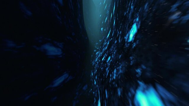 Cosmic Storm, Universe Warp, Wormhole. Seamless Loop.