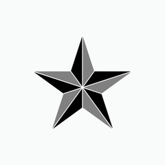 Obraz premium Star Emblem Icon. Verified, Award Symbol - Vector