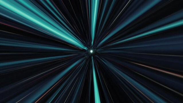 Speed of Light, Space Travel. Seamless loop