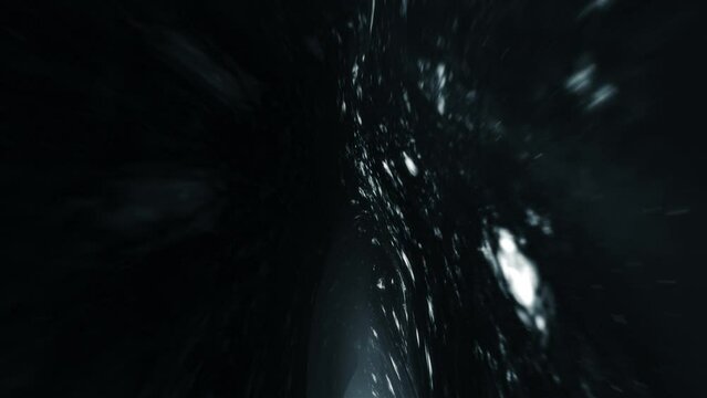 Space Storm, Universe Warp, Wormhole. Seamless Loop Background