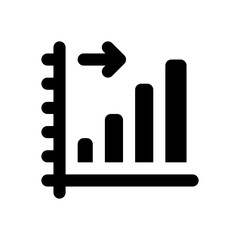 data processing glyph icon