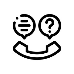 phone call line icon