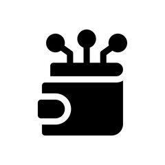 wallet glyph icon