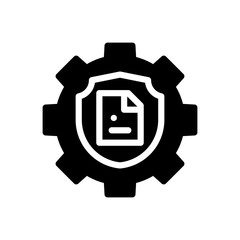 shield glyph icon
