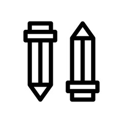 pencils line icon