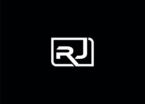 RJ  initial logo design and monogram logo
