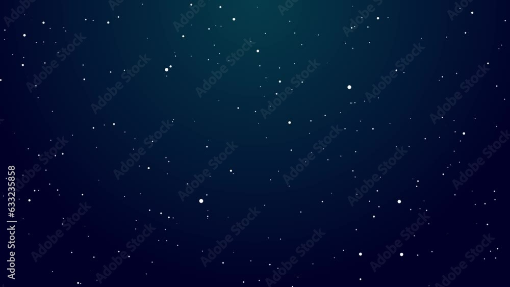 Wall mural star field in space jumping into hyperspace
