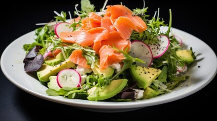 salad with vegetables