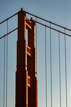 Golden Gate Bridge North Tower - Marin County Side