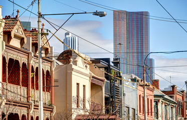 Fototapeta premium Melbourne Landmarks, HDR Image