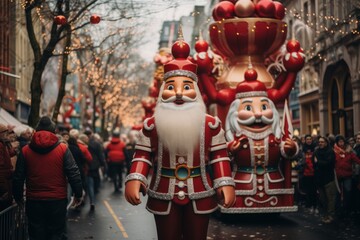 Festive Christmas Parade, Generative AI