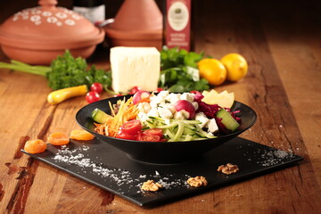 dinner plate on the table