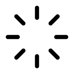 black Loading symbol circle png element design template 