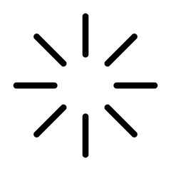 Loading symbol circle png element design template black