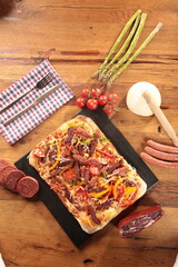 dinner plate on the table