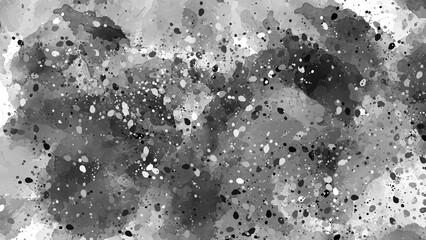 Watercolor paint brush stroke. ink splash transition. Abstract inkblot, splat, fluid art, overlay, alpha matte composition, spread on a transparent background. color full ink splatter blot spreading.