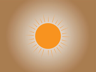 Sun Unique vector stock illustration