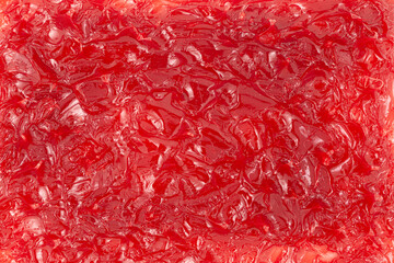 Close-Up of Red-colored Lithium Grease (Machinery Lubrication). Rich and thick texture of...