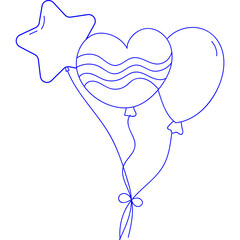 Cute Balloon Doodle