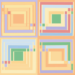 Seamless pattern with frames.