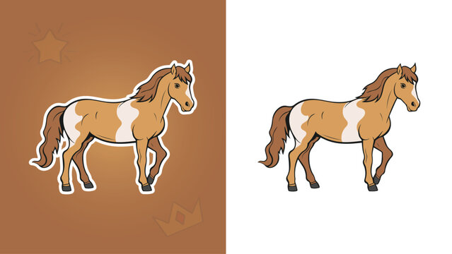 horse sketch line drawing free download