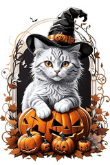 Happy Halloween Cat