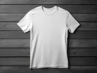 female t-shirt mockup, oversized white t-shirt generative ai