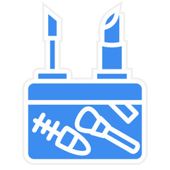 Vector Design Cosmetic Bag Icon Style