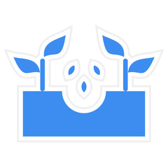 Vector Design Seeding Icon Style